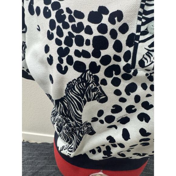 M Size Leonard Sport Zebra,cheetah Animal Women's Polo Shirt, animalcore - Picture 3 of 11